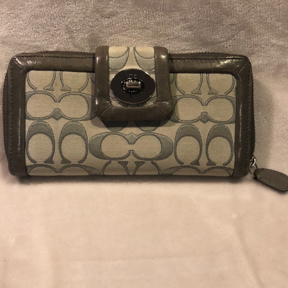 Coach Gray Penelope Wallet